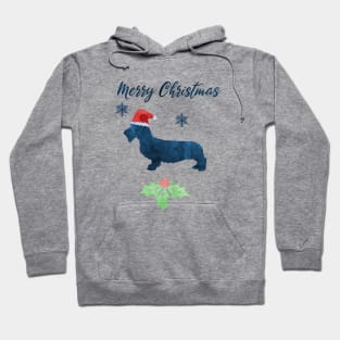 Christmas Wirehaired Dachshund Hoodie